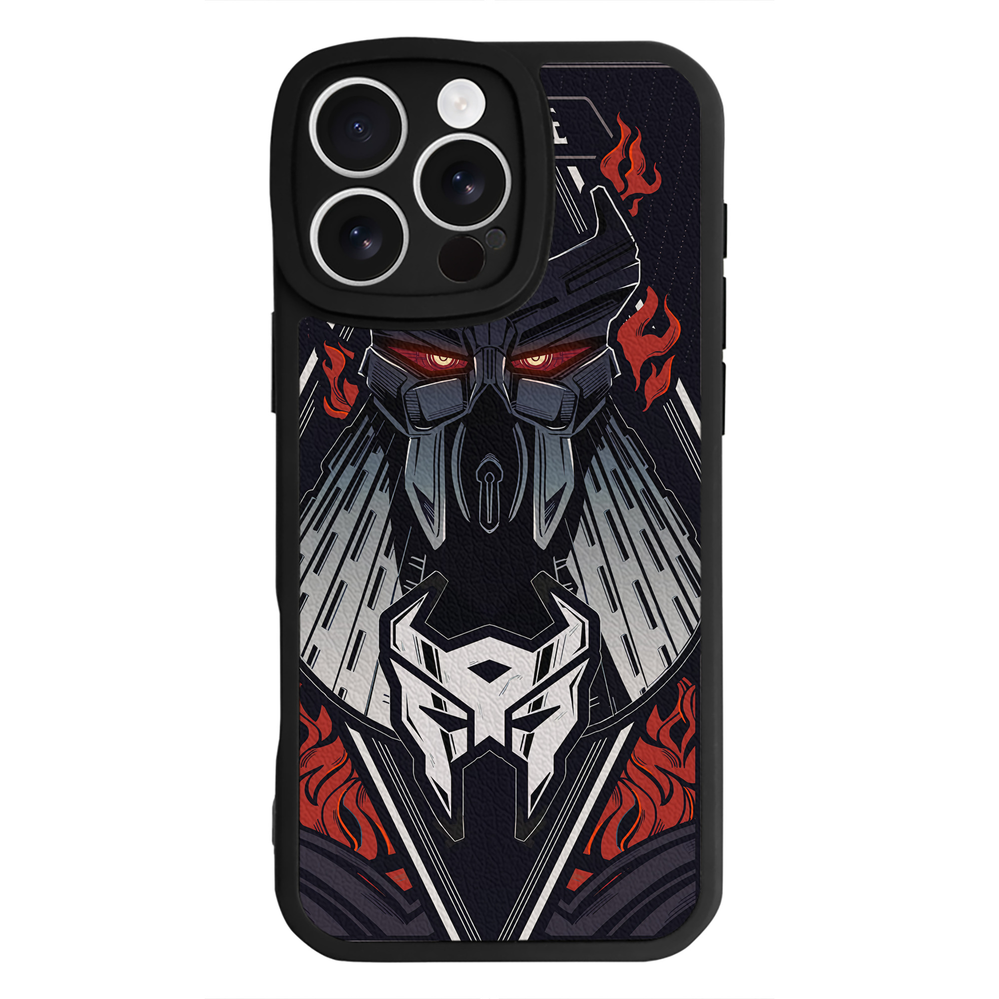 （画像用） Transformers トランスフォーマー 【iPhone 16シリーズ対応】シリコンスマホケース（レザー調） 材質：シリコン